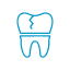 Chipped teeth icon